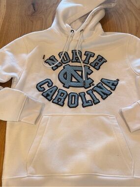 North Carolina White & Carolina Blue Campus Hoodie